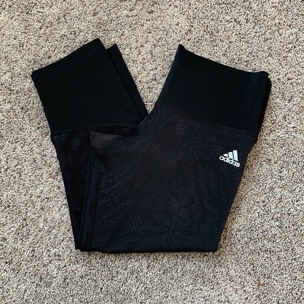 Adidas Crop Athletic Running Yoga Legging